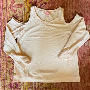 Lilly Pulitzer Sunny Shoulder Sandy Pullover